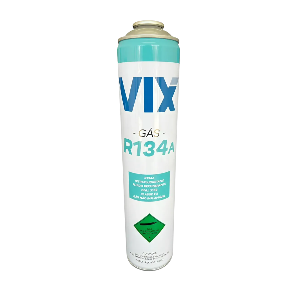 GÁS REFRIGERANTE VIX R134A REFIL 750G