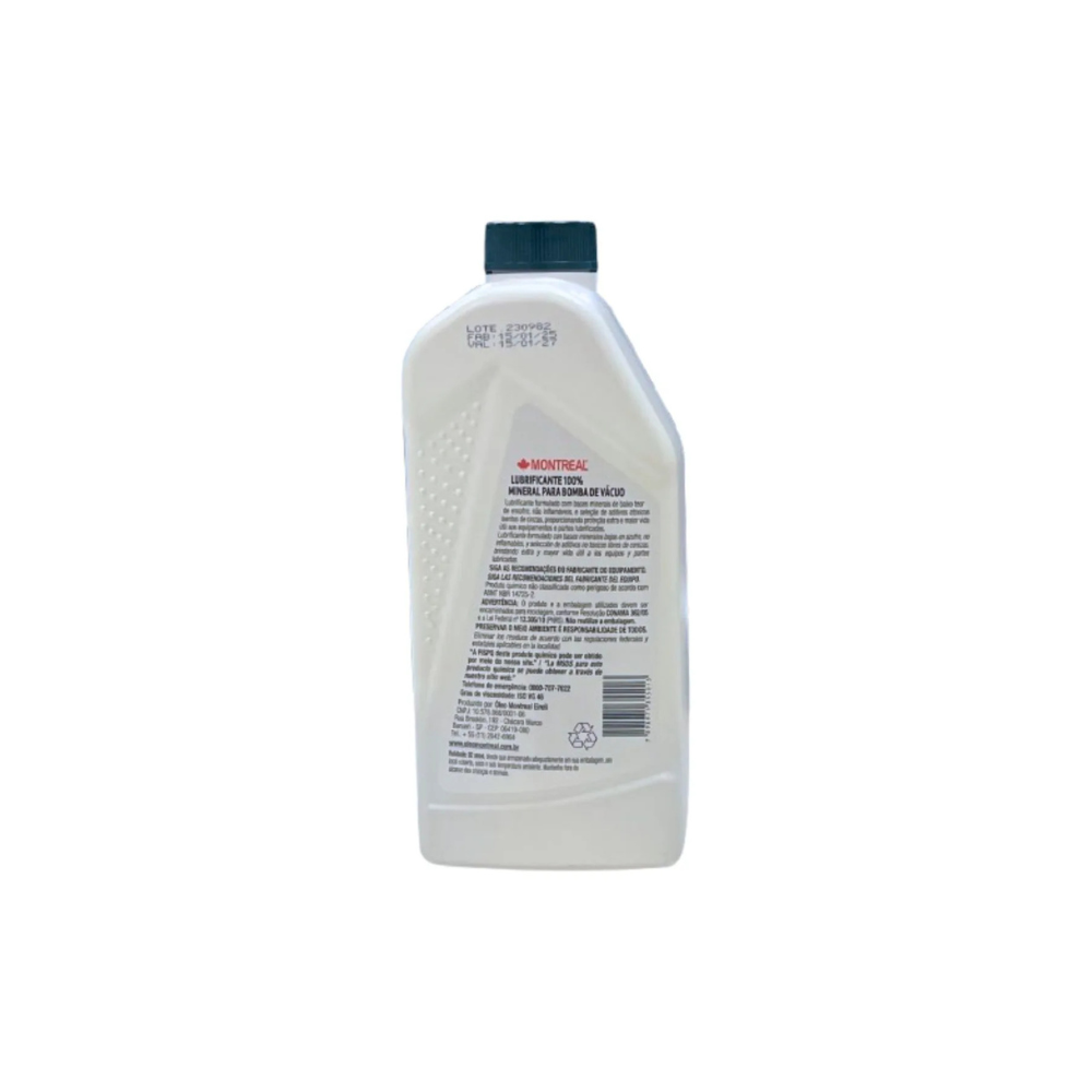 ÓLEO BOMBA DE VÁCUO MONTREAL MINERAL ISO VG 46 1 LITRO