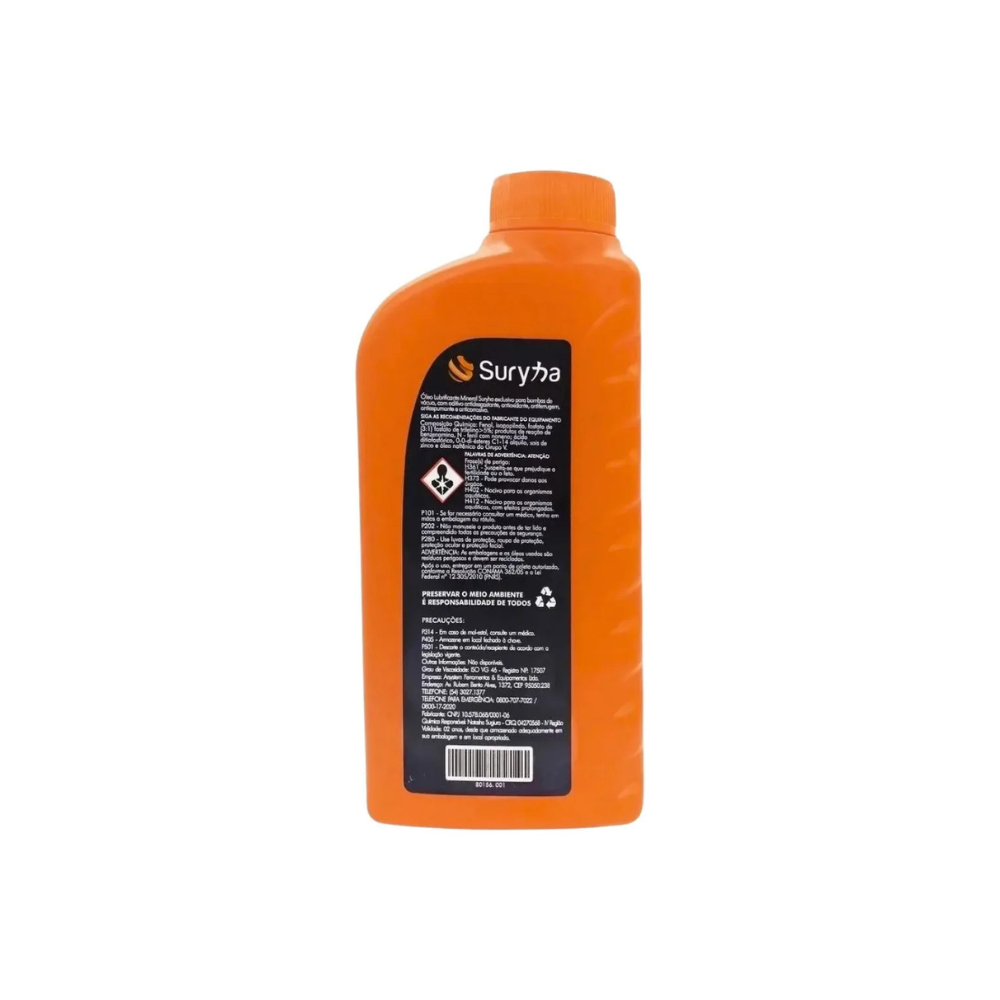KIT 3 ÓLEOS BOMBA DE VÁCUO SURYHA MINERAL ISO VG 46 1,5 LITROS