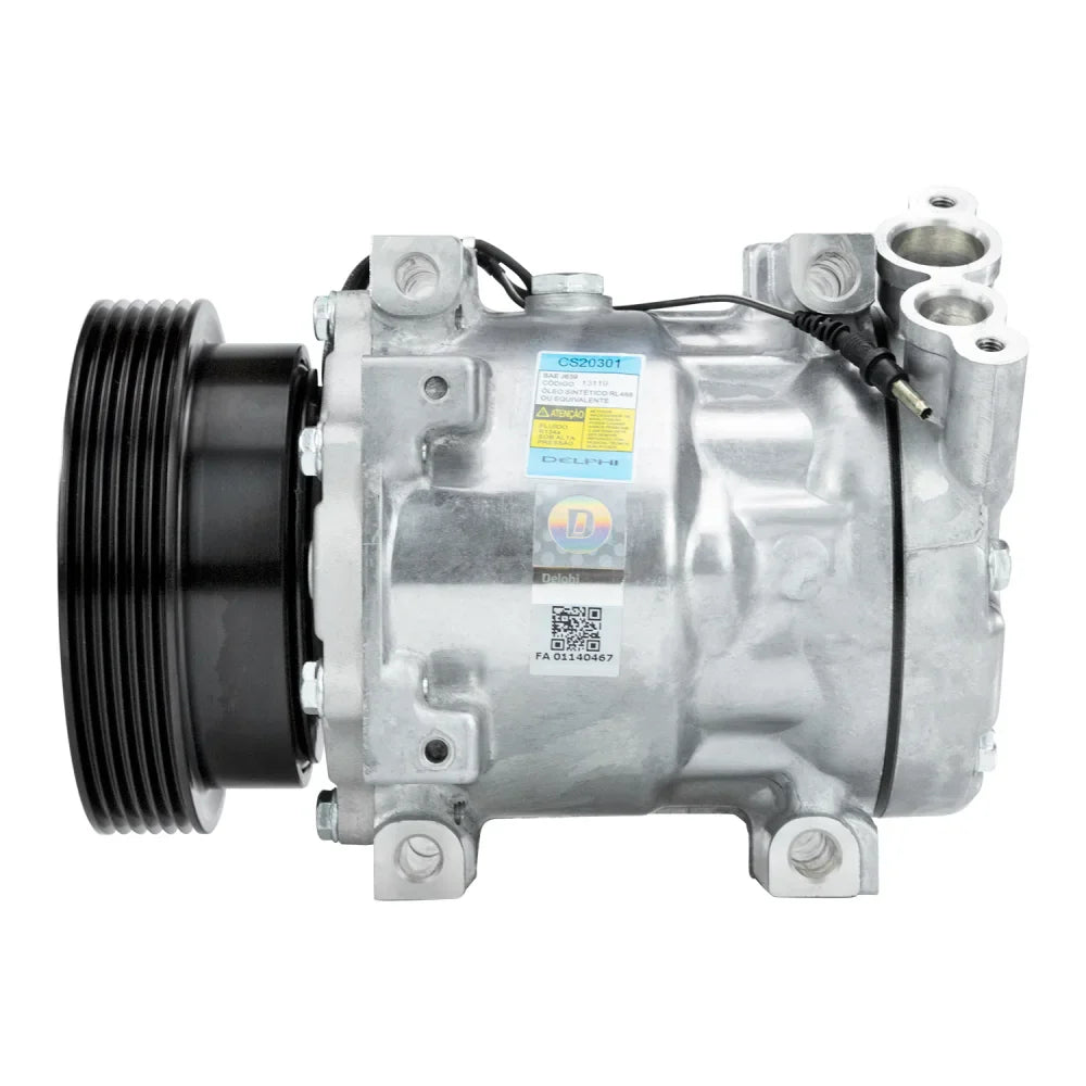COMPRESSOR ORIGINAL RENAULT CLIO DUSTER SANDERO KANGOO MEGANE SCÉNIC (1999 A 2015) DELPHI
