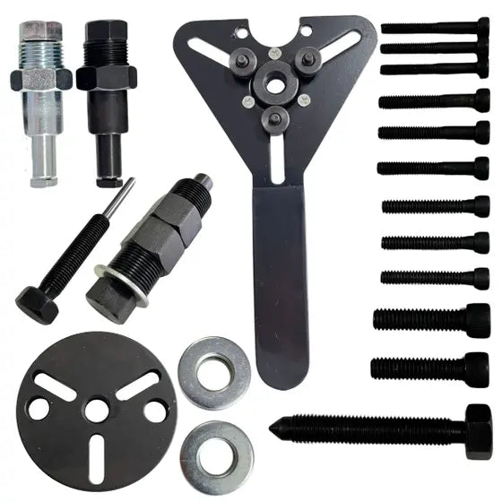KIT COMPLETO SACA CUBO EMBREAGEM COMPRESSOR AR AUTOMOTIVO E AGRÍCOLA