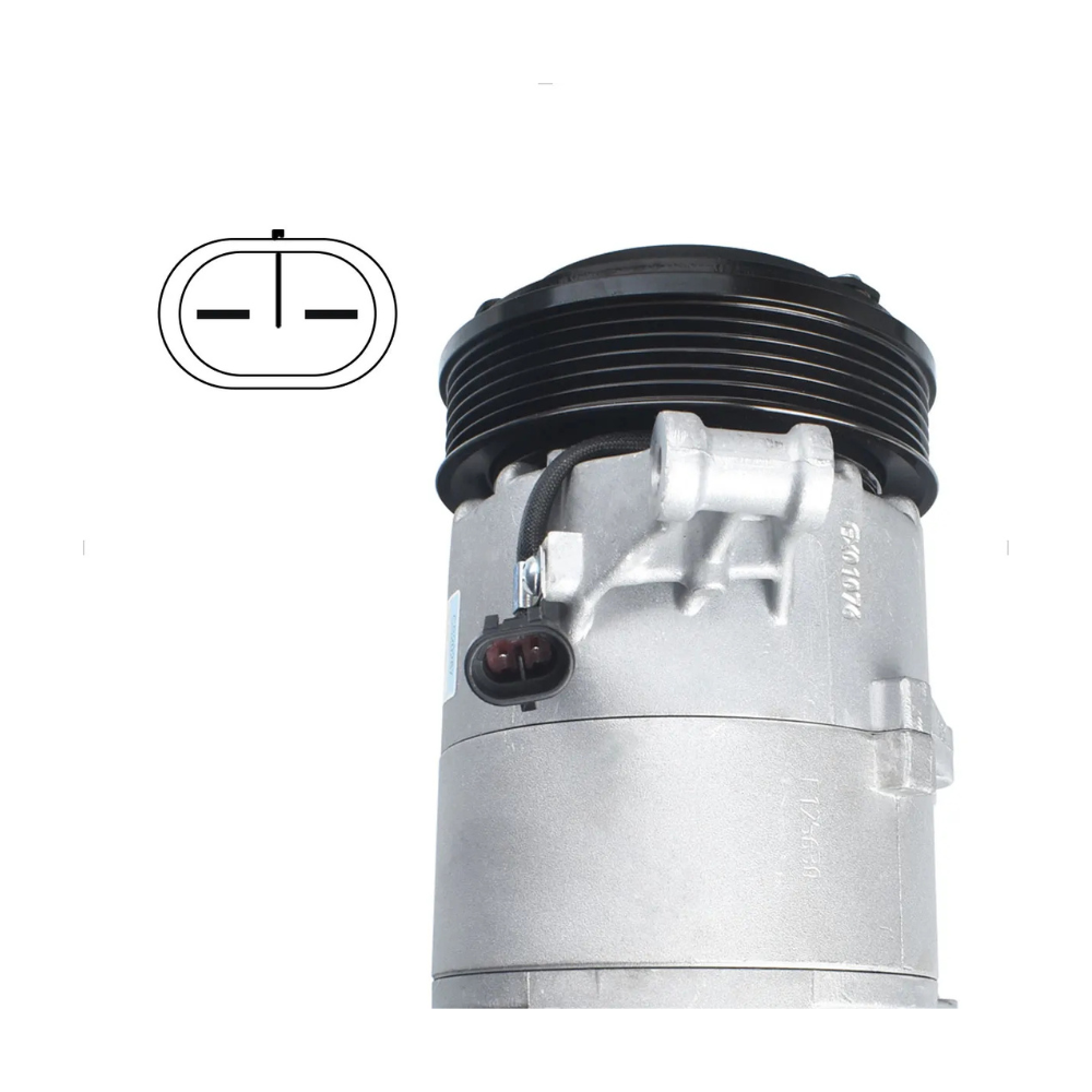 COMPRESSOR ORIGINAL E-TORQ FIAT PUNTO BRAVO DOBLO STRADA PALIO IDEA GRAND SIENA (2010 A 2022) DELPHI