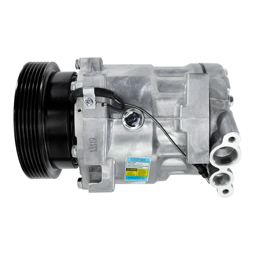 COMPRESSOR ORIGINAL RENAULT CLIO DUSTER SANDERO KANGOO MEGANE SCÉNIC (1999 A 2015) DELPHI