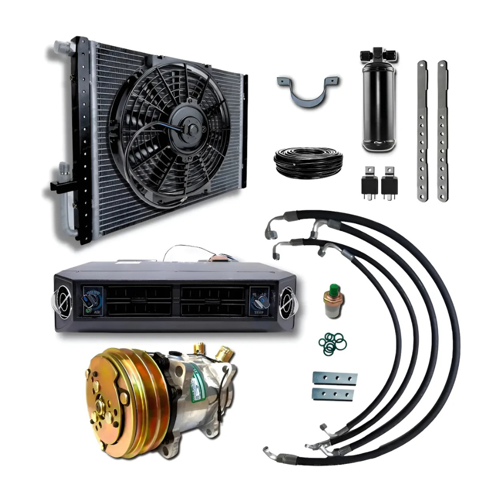 KIT AR CONDICIONADO AUTOMOTIVO UNIVERSAL 1 ANO DE GARANTIA