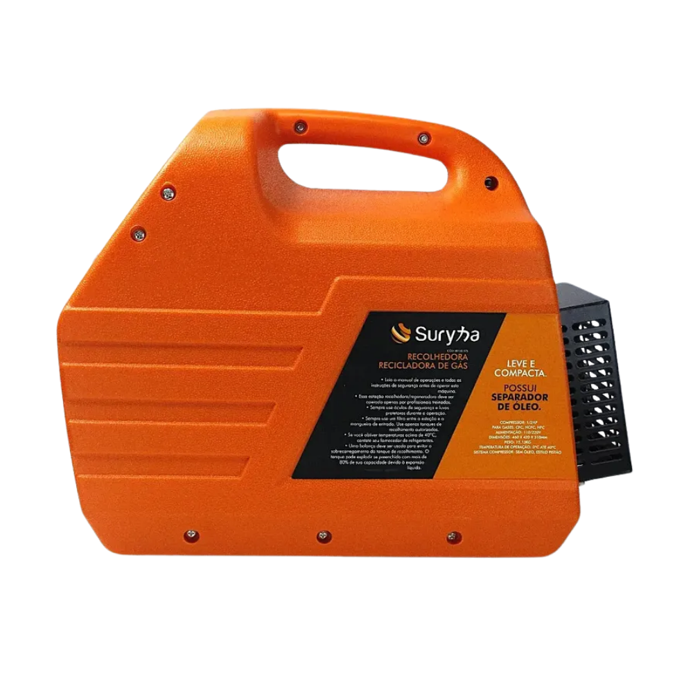 RECOLHEDORA GÁS SURYHA 1/2HP BIVOLT COM SEPARADOR DE ÓLEO