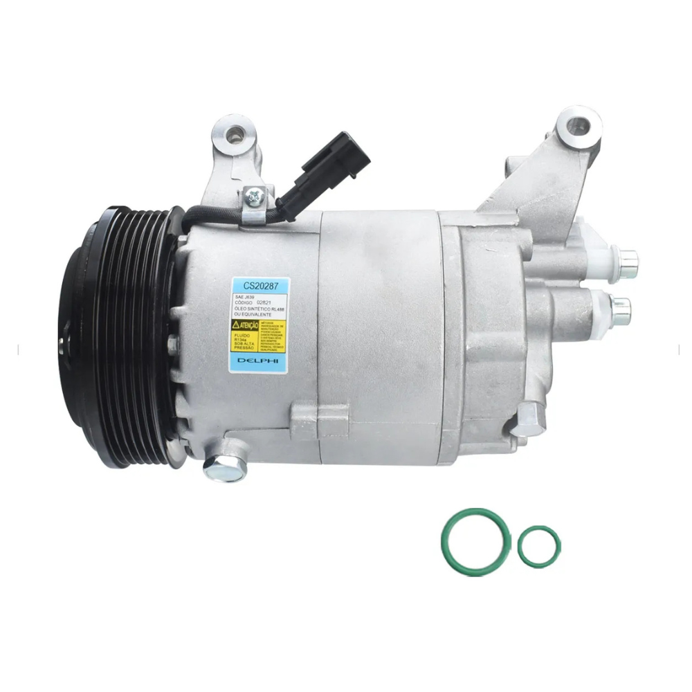 COMPRESSOR ORIGINAL E-TORQ FIAT PUNTO BRAVO DOBLO STRADA PALIO IDEA GRAND SIENA (2010 A 2022) DELPHI