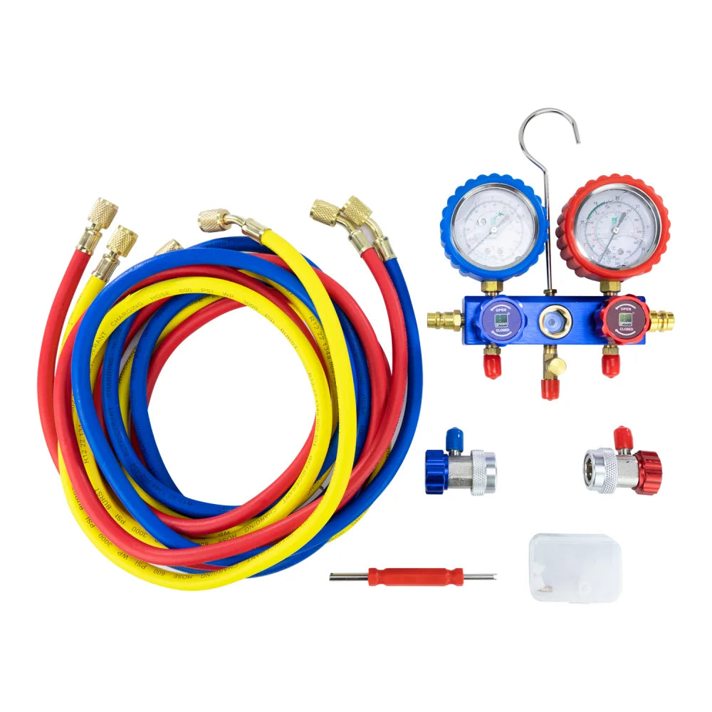 KIT MANIFOLD PROFISSIONAL MANGUEIRAS 2,5M