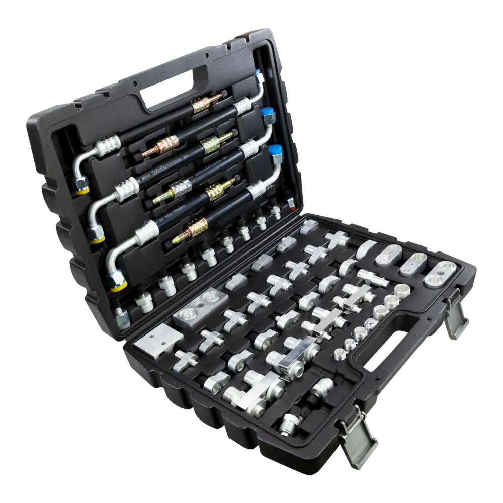 KIT COMPLETO TESTE VAZAMENTO E LIMPEZA AR AUTOMOTIVO