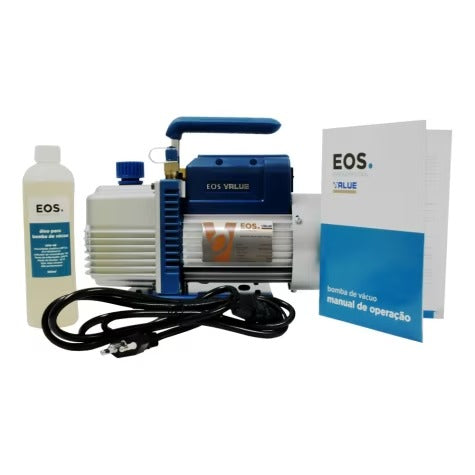 BOMBA DE VÁCUO PROFISSIONAL 6 CFM EOS DUPLO ESTÁGIO (110V/220V)