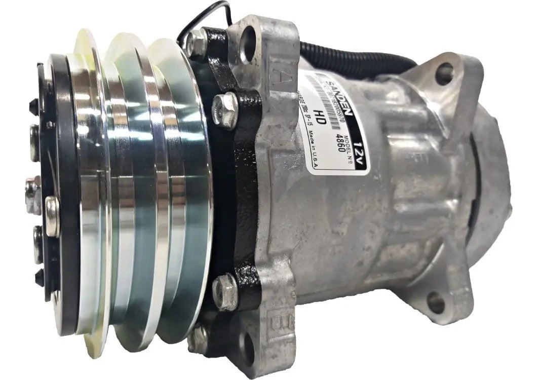 COMPRESSOR SANDEN 7H15 2A 12V SAIDA FLEX