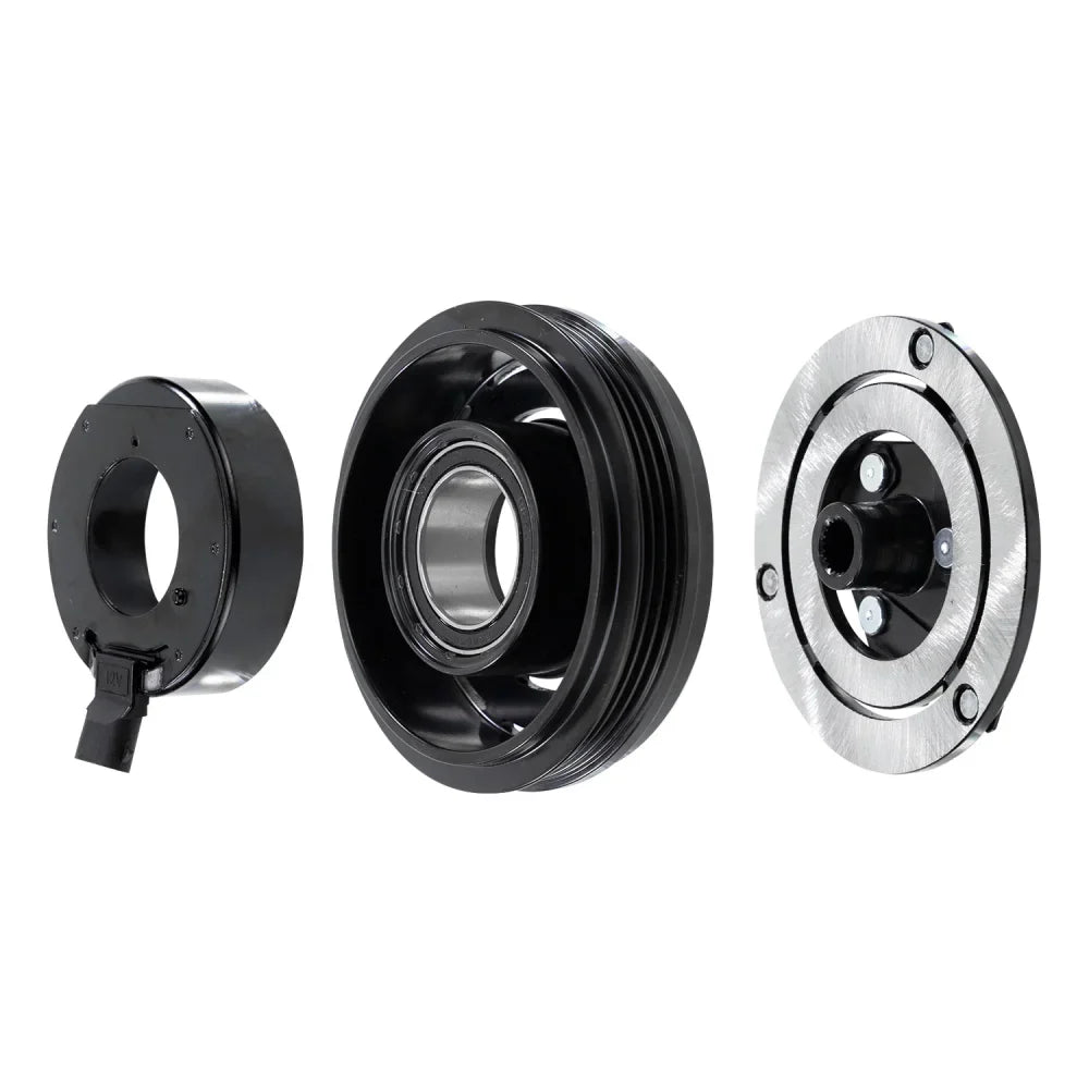 CONJUNTO EMBREAGEM COMPRESSOR CVC 3PK 12V VOLKSWAGEN FOX GOL SAVEIRO VOYAGE (2008 A 2022)