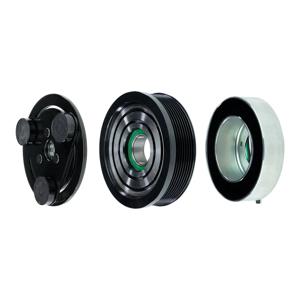 CONJUNTO EMBREAGEM COMPRESSOR TM 21 8PK 24V 141MM VOLARE W8 W9