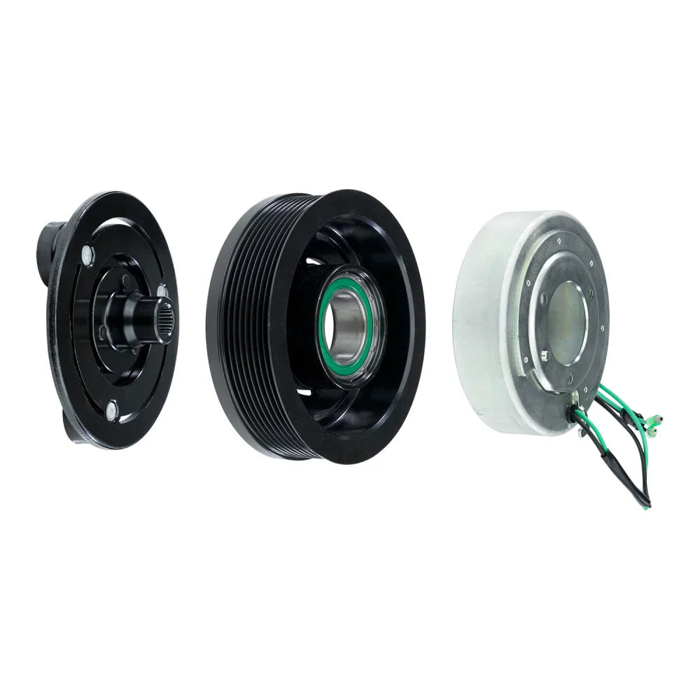 CONJUNTO EMBREAGEM COMPRESSOR TM 21 8PK 24V 141MM VOLARE W8 W9