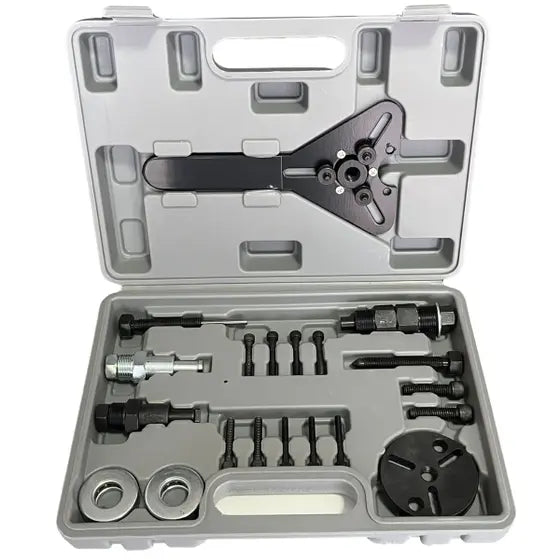 KIT COMPLETO SACA CUBO EMBREAGEM COMPRESSOR AR AUTOMOTIVO E AGRÍCOLA
